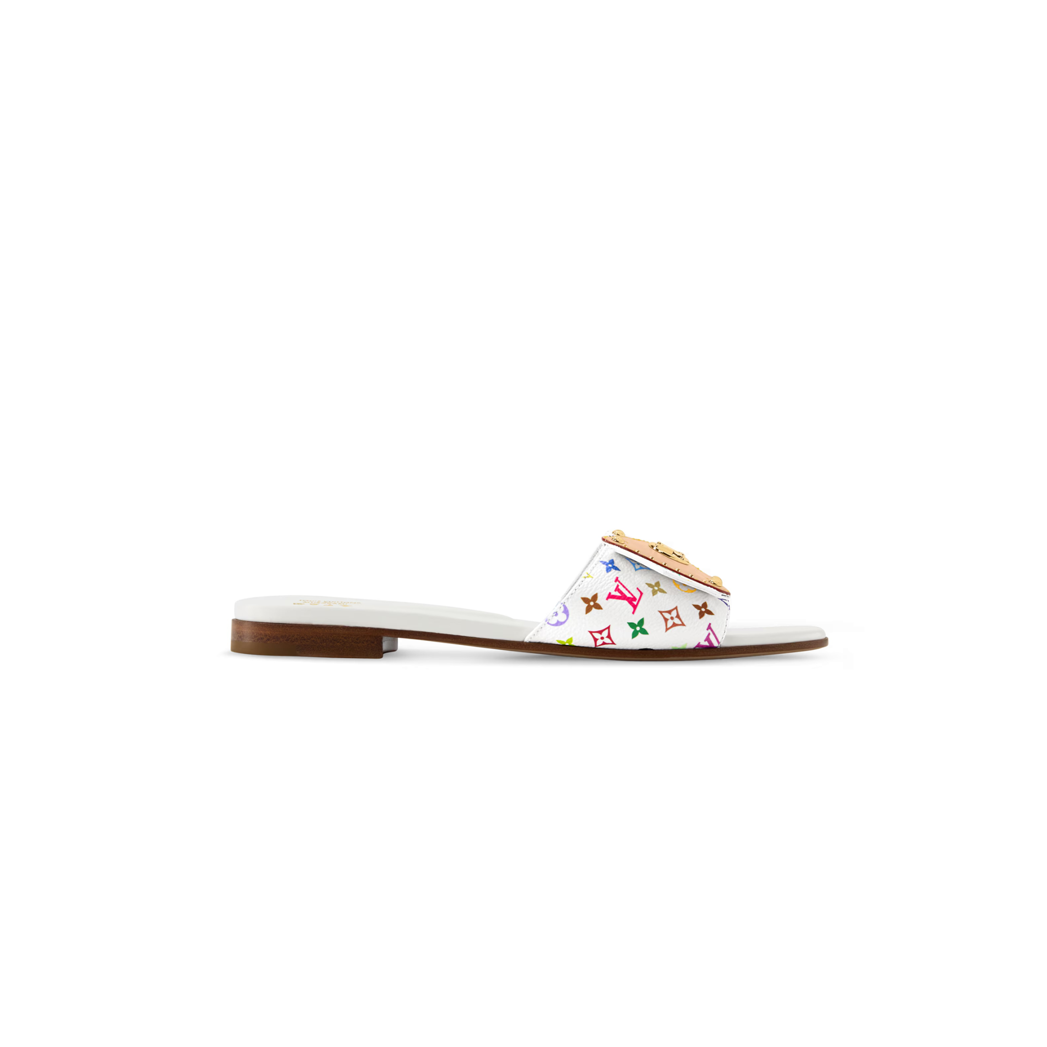 LOUIS VUITTON MURAKAMI LV X TM LV FRAME FLAT MULE 1AJJYL